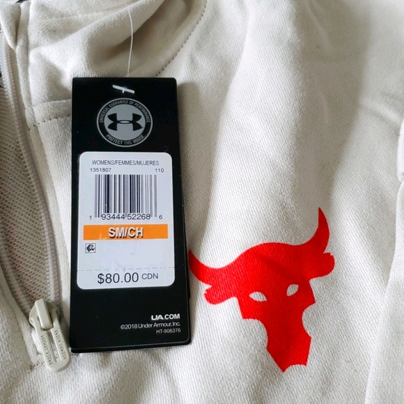 NEW UNDER ARMOUR WORKOUT SWEATSHIRT - Picture 2 of 3